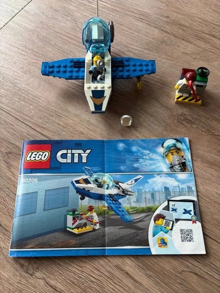 Lego City 60206 Sky Police Jet Patrouille, Lego, Ophalen of Verzenden, Compleet, Complete set