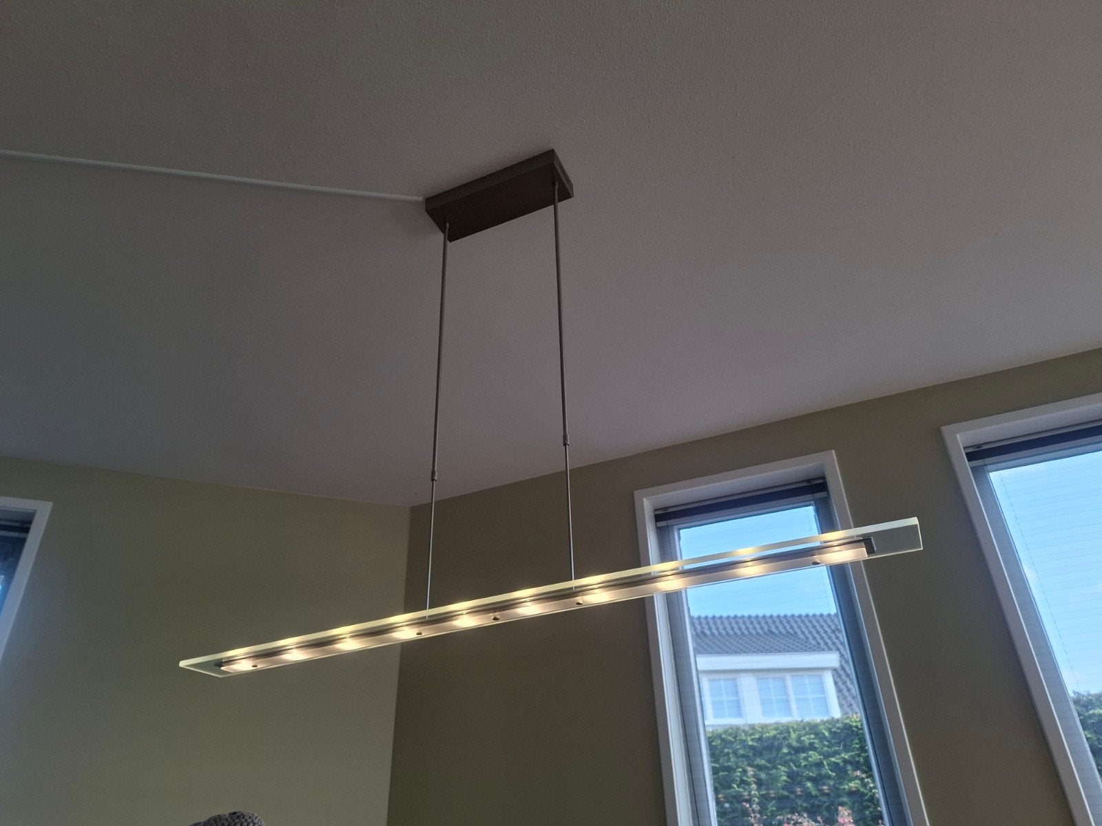 Steinhauer LED hanglamp - Modern design 140cm, Ophalen, Kunststof, Overige fittingen, Zo goed als nieuw