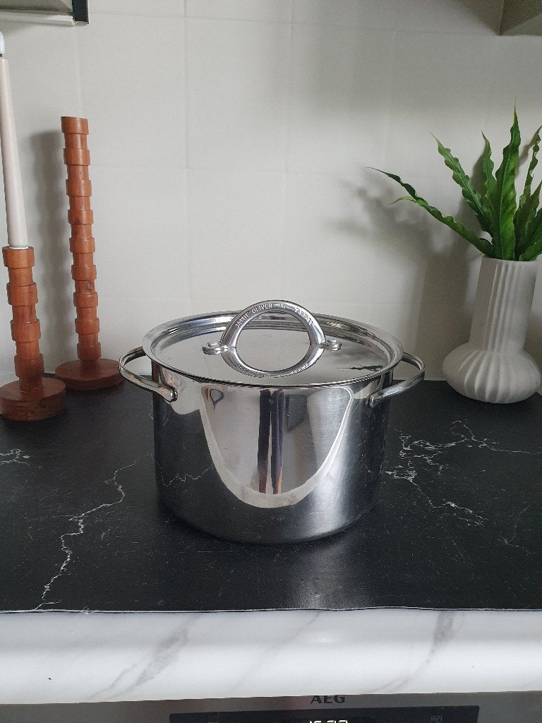 soeppan, Huis en Inrichting, Keuken | Potten en Pannen, Ophalen, Met deksel, Rvs, Kookpan