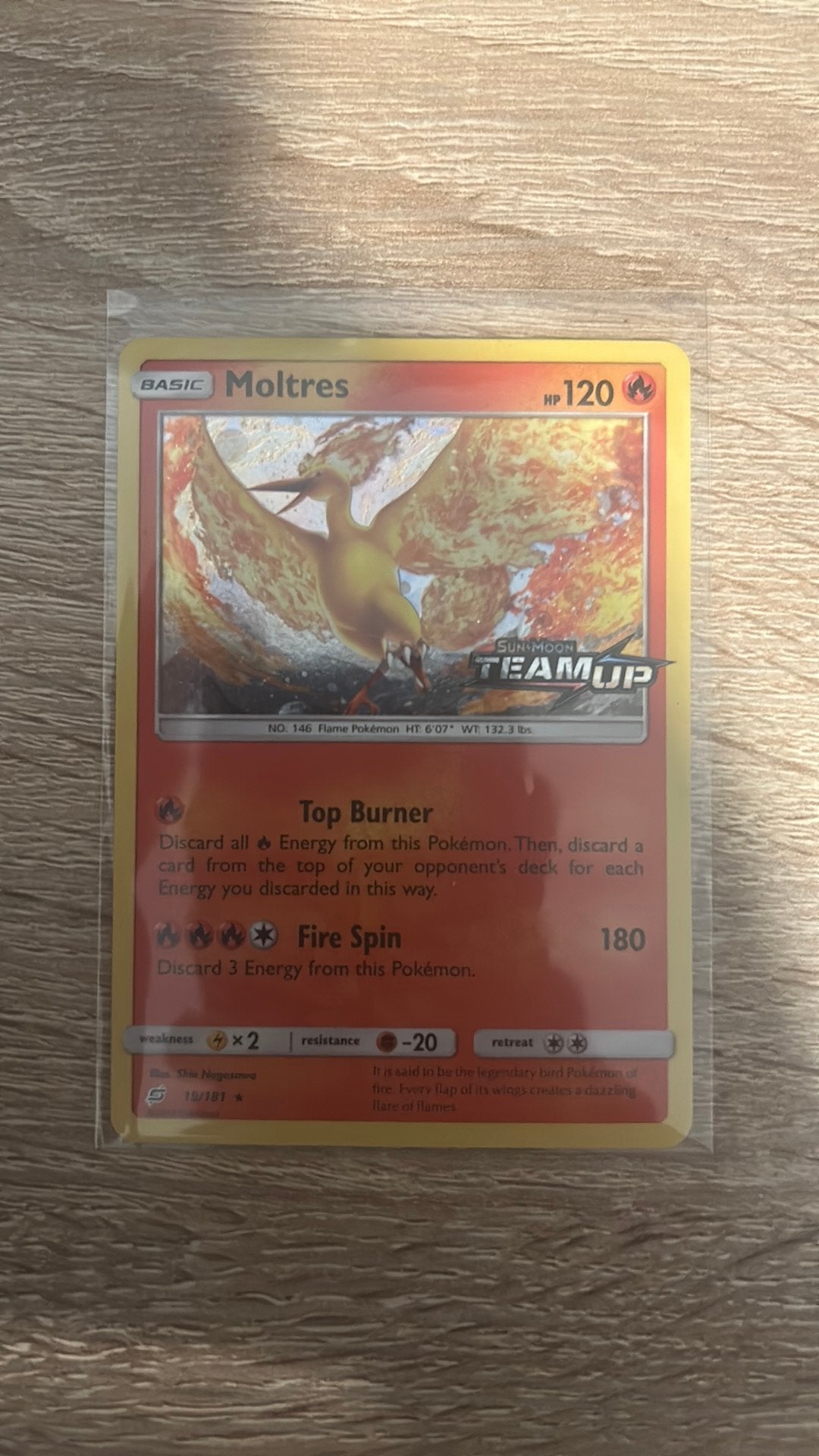 Moltres team up stamp, Ophalen of Verzenden, Zo goed als nieuw