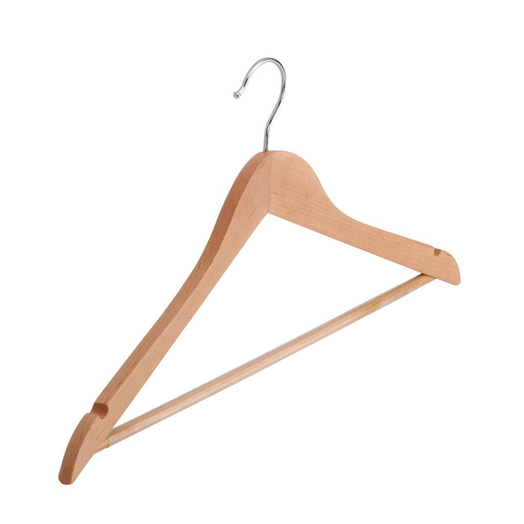 Weber kledinghanger Hanger rok antislipbrug lotushout C139HR, Ophalen of Verzenden, Hout