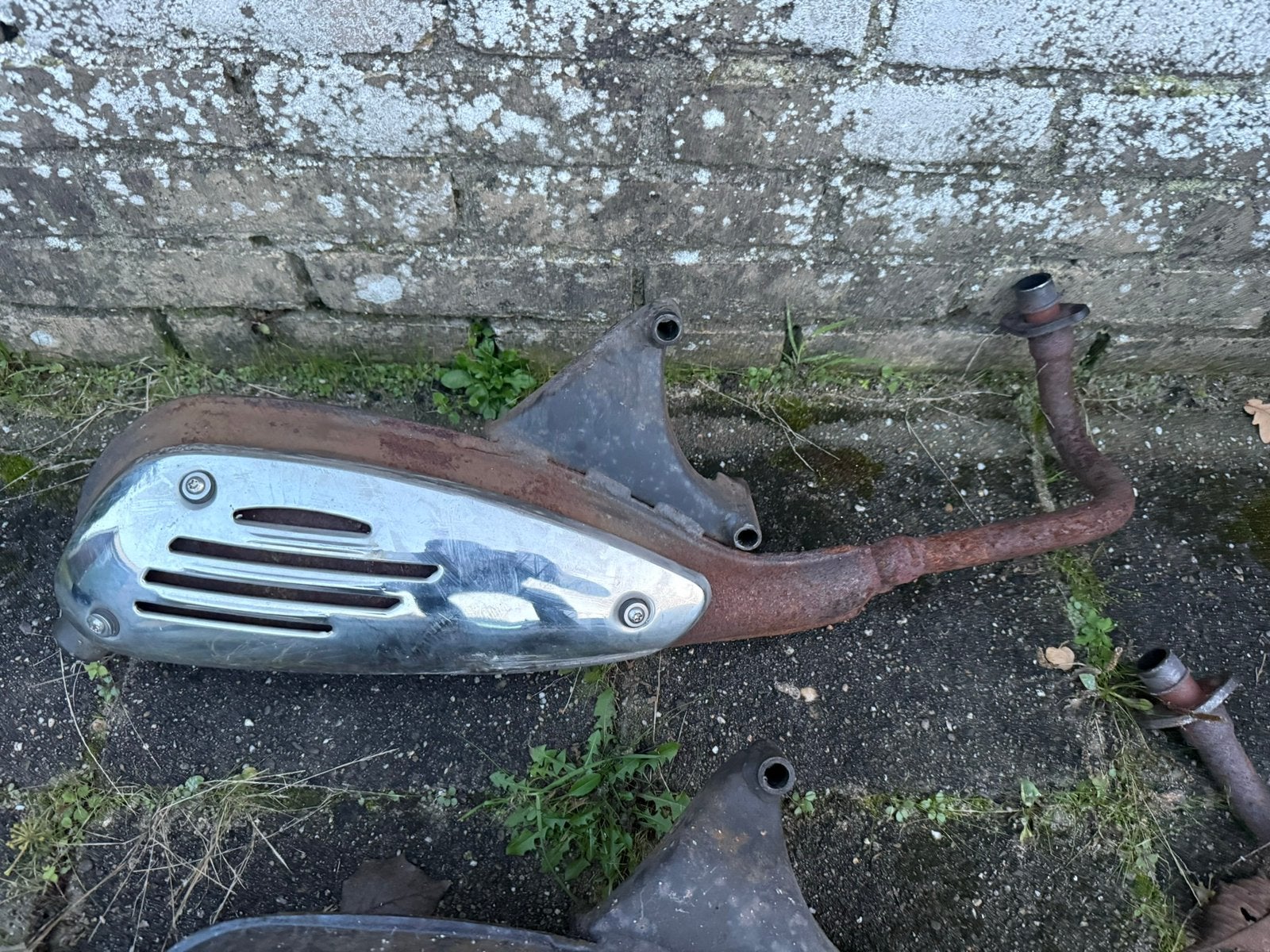 Vespa 4T 2v uitlaat origineel - vespa sprint/primavera - lx, Ophalen of Verzenden