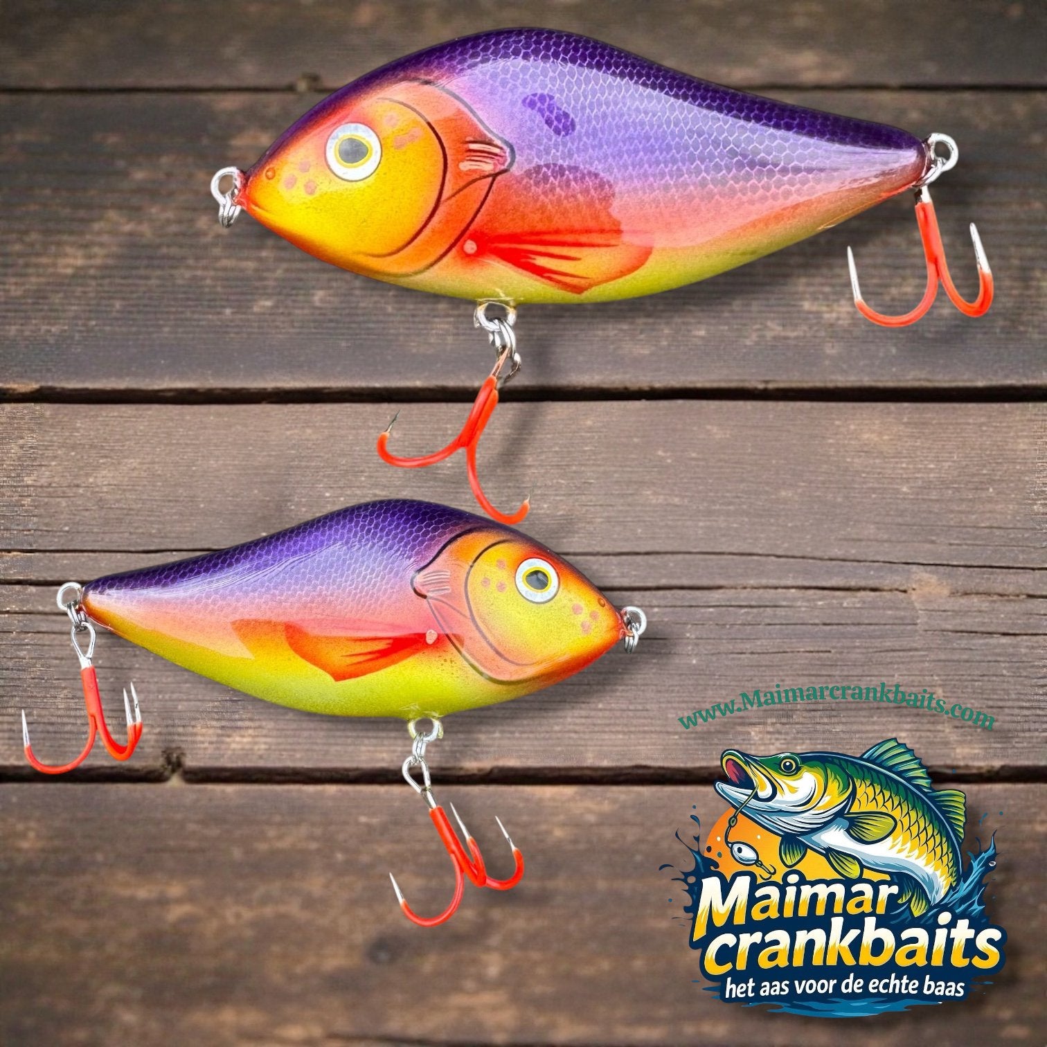 Jerkbait slider4”  custom gespoten UV#2 afgehaakt, Haak, Purmerend, Nieuw, Ophalen of Verzenden