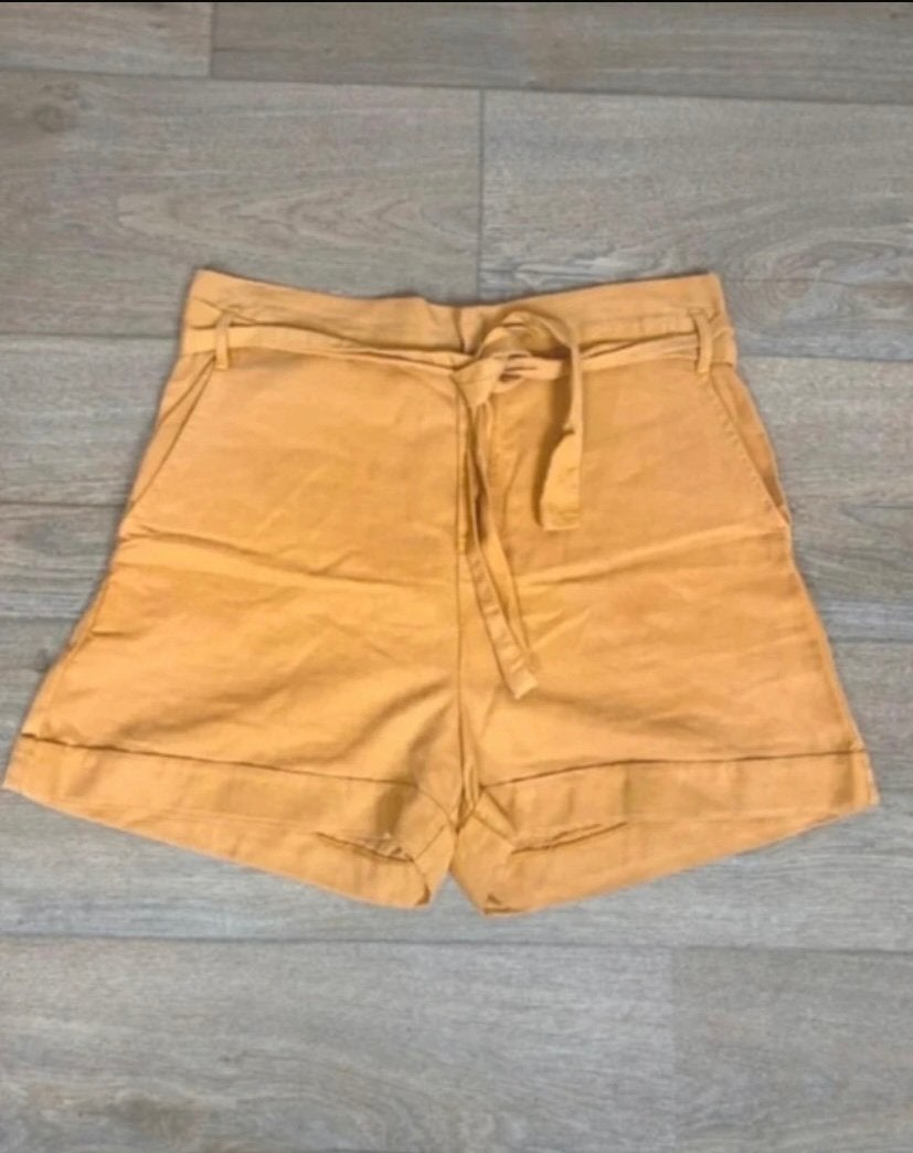 Mango shorts geel maat S, Kleding | Dames, Mango, Kort, Verzenden, Geel