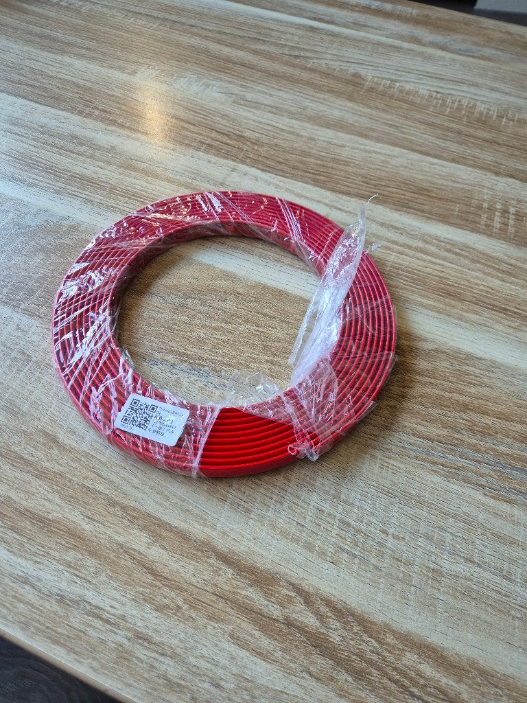 Sier plak strip Rood 5 meter 12 mm breed Auto Styling, Ophalen of Verzenden