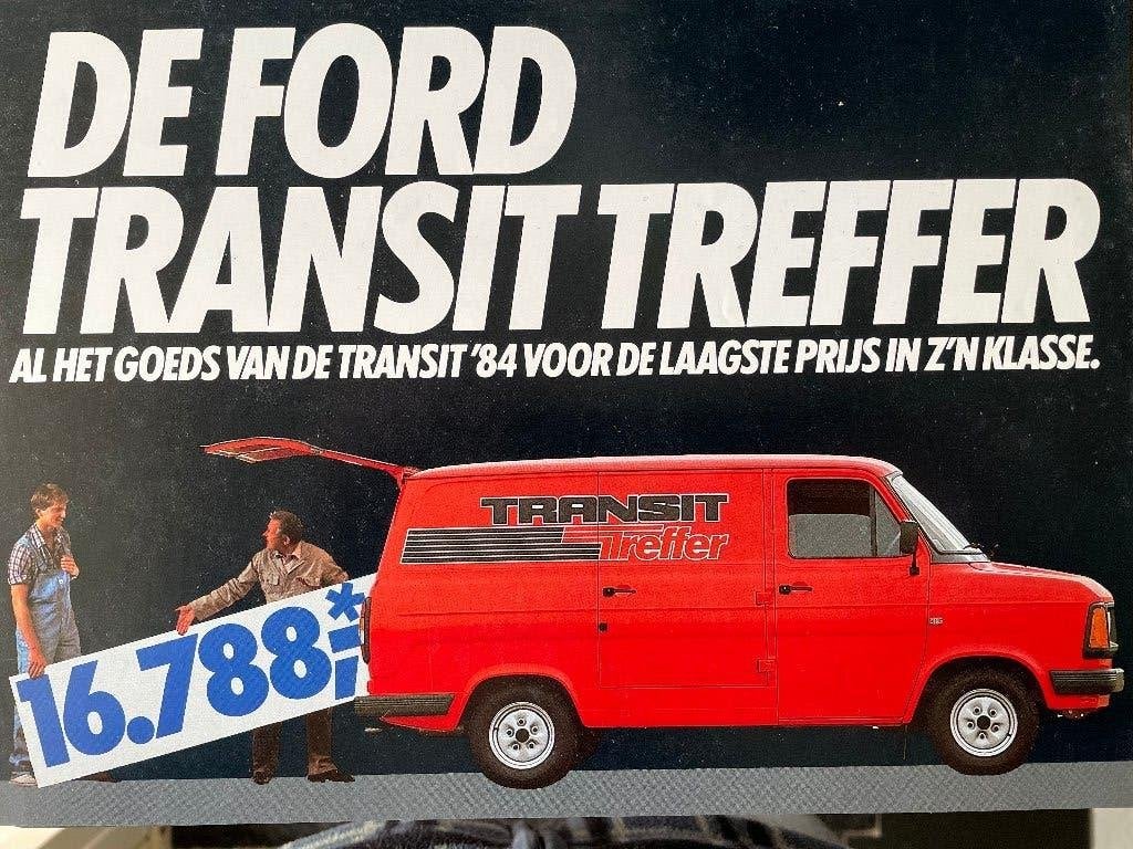 Folder van Ford Transit 1984, Ophalen of Verzenden, Nieuw, Ford