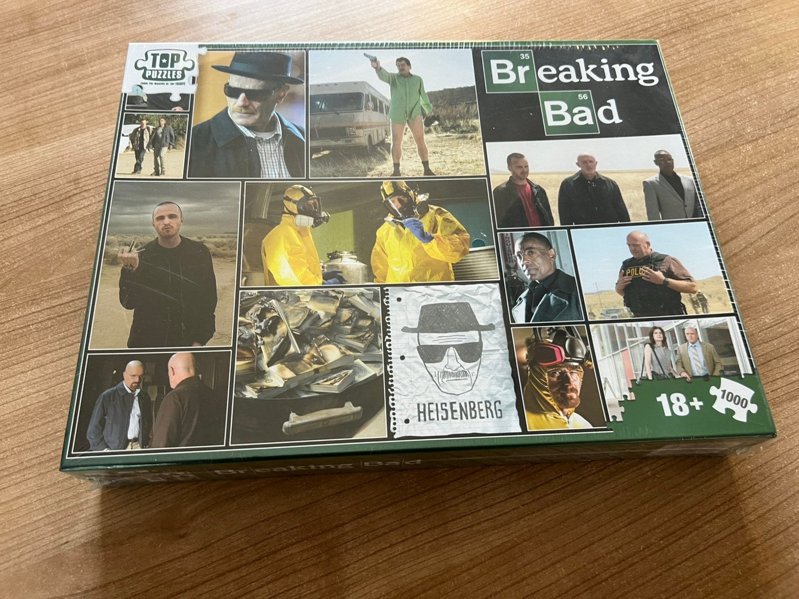 Nieuw in seal Breaking Bad puzzel 1000 stukjes Top Puzzels, Ophalen of Verzenden, 500 t/m 1500 stukjes, Nieuw