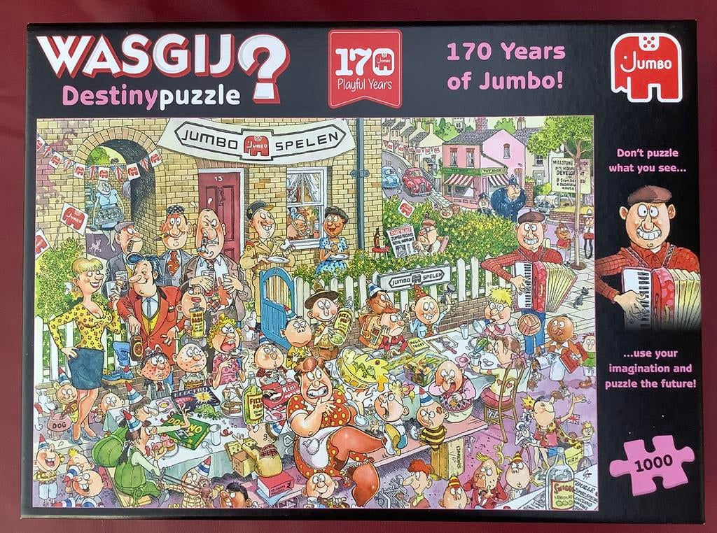 Wasgij jubileumpuzzel, Ophalen of Verzenden, 500 t/m 1500 stukjes, Zo goed als nieuw