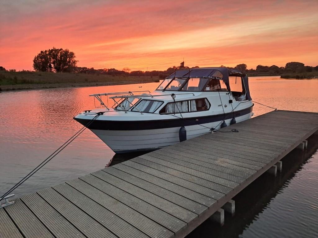 Te koop Noorse spitsgatter Master 740, Watersport en Boten, Motorboten en Motorjachten, Gebruikt, Polyester, Diesel, Binnenboordmotor