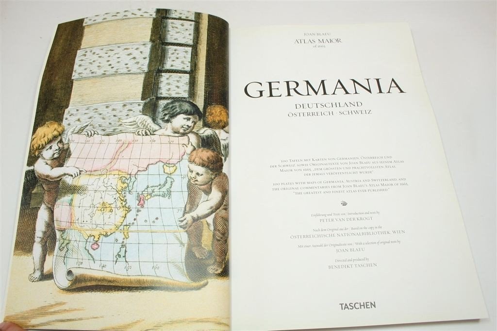 Blaeu Atlas Maior 1665 — Germania, Historische Kaarten, Gelezen, Ophalen of Verzenden, Landkaart, 1800 tot 2000