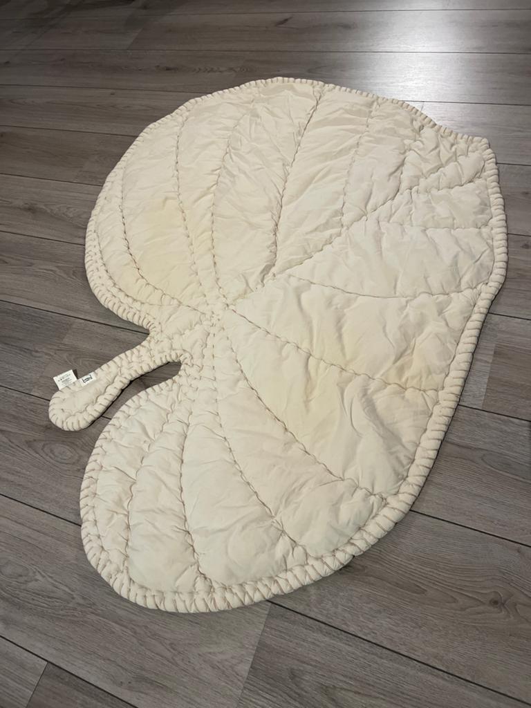 Nofred Leaf Speelkleed / Vloerkleed - Beige, Ophalen of Verzenden, Zo goed als nieuw