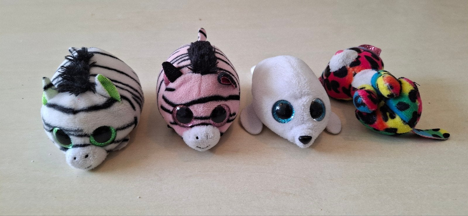 Leuke Ty Teeny Tys knuffeltjes - 4 stuks, Kinderen en Baby's, Speelgoed | Knuffels en Pluche, Ophalen of Verzenden, Zo goed als nieuw