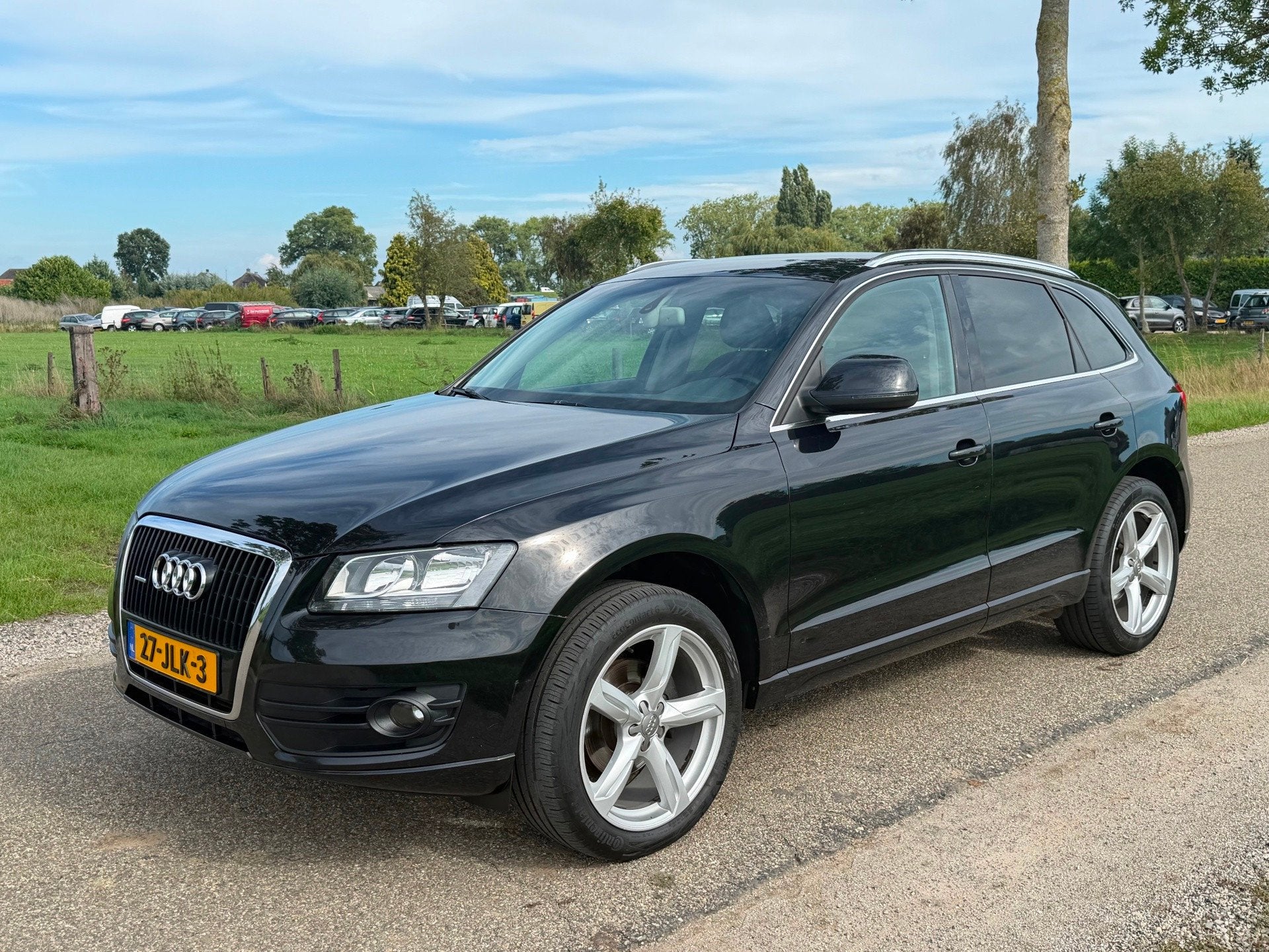 Audi Q5 2.0 TFSI quattro AUT APK 06-2027 NAP, Automaat, Stof, Gebruikt, Zwart