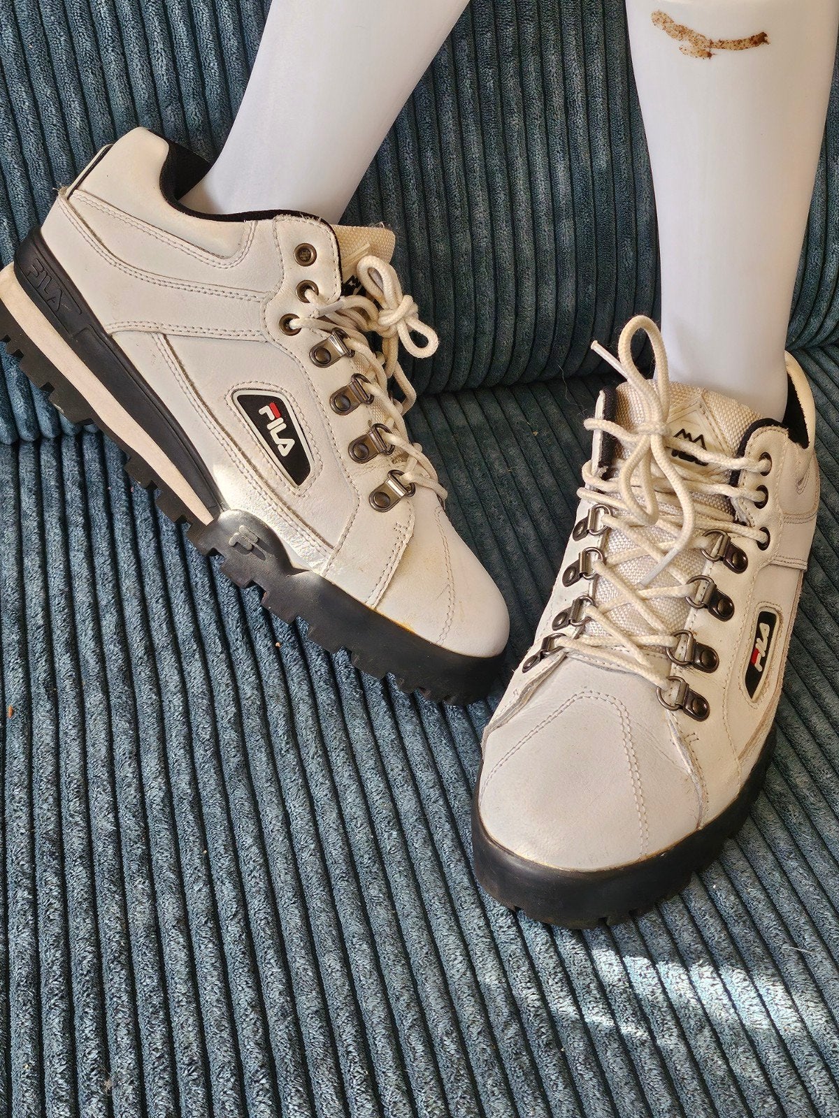 Fila Trailblazer Low Sneakers Wit/Zwart - Maat 41 - Zgan!, Ophalen of Verzenden, Zo goed als nieuw, Wit