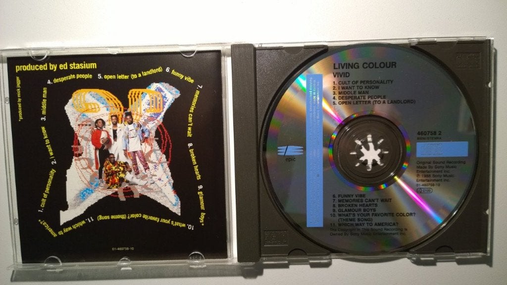Living Colour - Vivid, Ophalen of Verzenden, Zo goed als nieuw, Poprock, Album