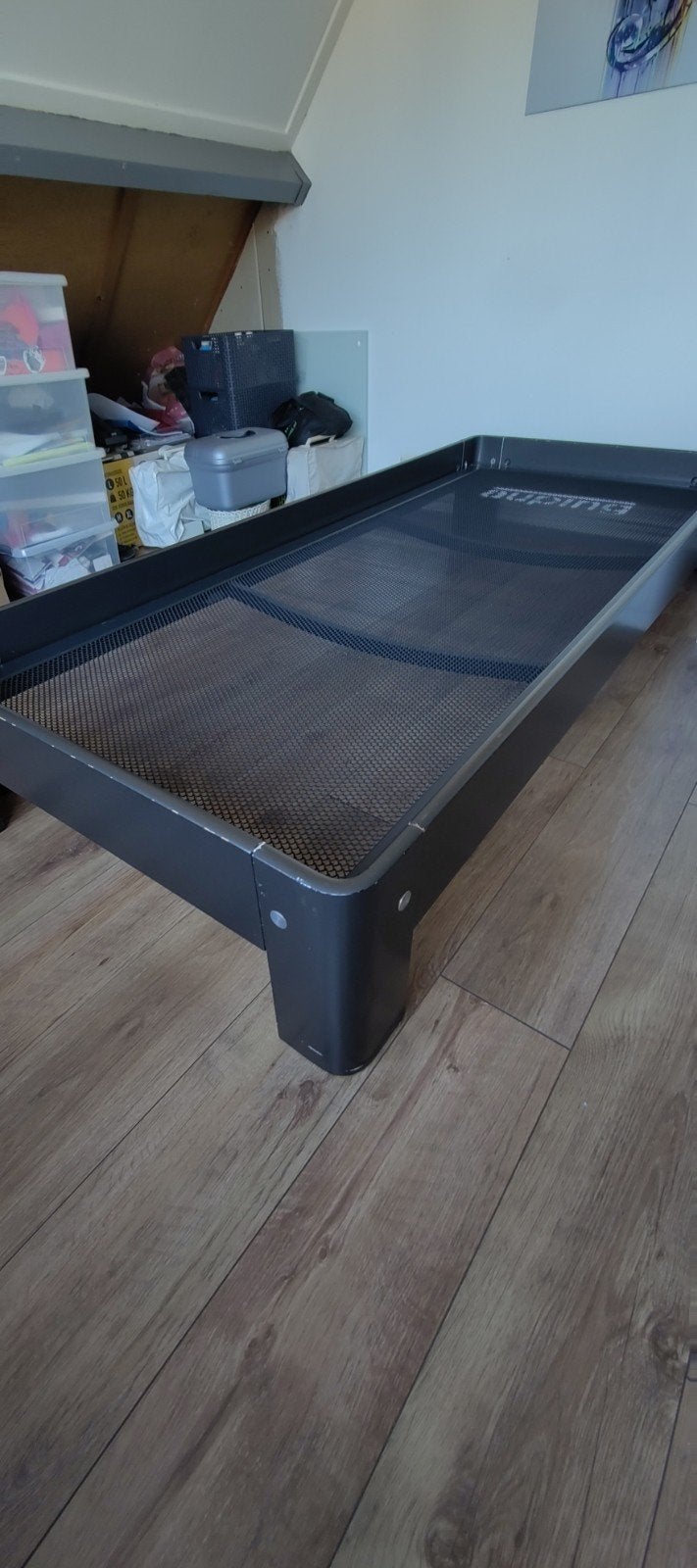Auping spiraalbed met Emma matras, Ophalen, Gebruikt, 90 cm, Eenpersoons