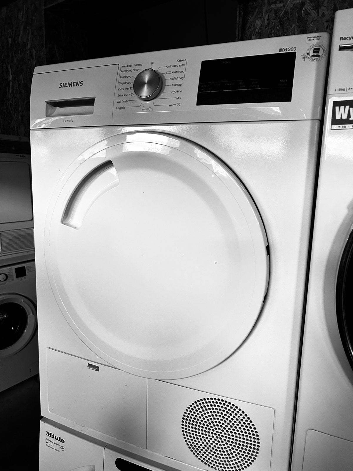 Siemens WT43N272NL condensdroger - zgan - wytguod, Witgoed en Apparatuur, Wasdrogers, Ophalen, 6 tot 8 kg, Q, Q