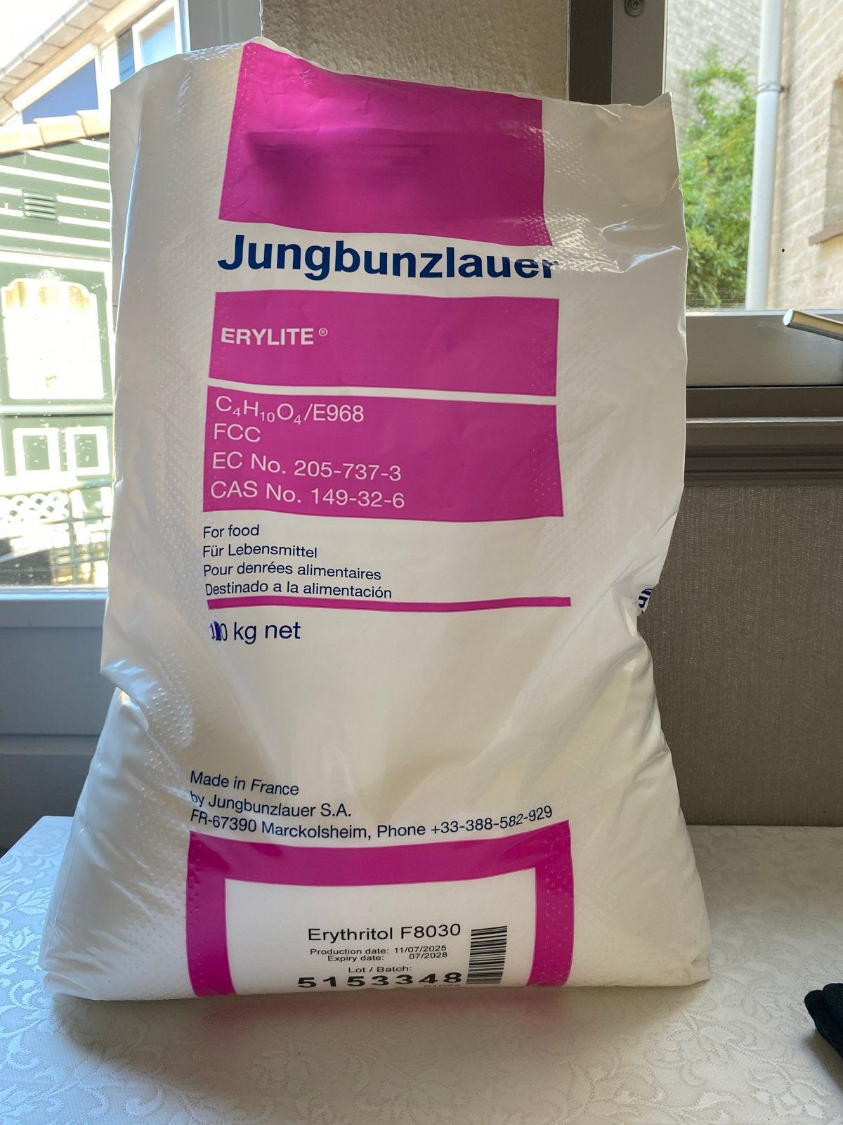 Erythritol suikervervanger., Verzenden