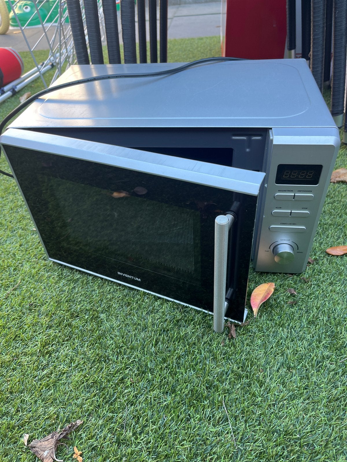 Inventum Magnetron MN207S - Zo goed als nieuw, Witgoed en Apparatuur, Ophalen, Minder dan 45 cm, Draaiplateau, Vrijstaand