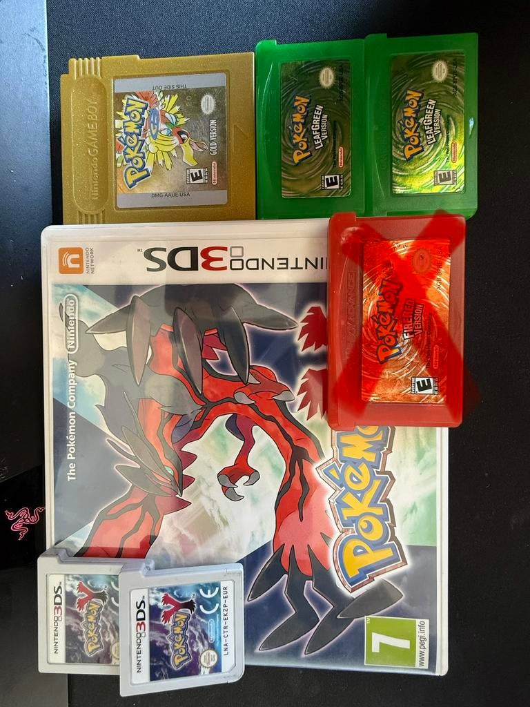 Pokémon game collectie: 3DS, GBC, GBA - Compleet pakket, Spelcomputers en Games, Games | Nintendo 2DS en 3DS, Gebruikt, 1 speler