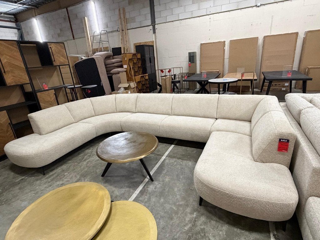 Hoekbank Bamaga l Whoon | Meubilex l van €3474 voor €1989, Ophalen, Gebruikt, Hoekbank, 300 cm of meer