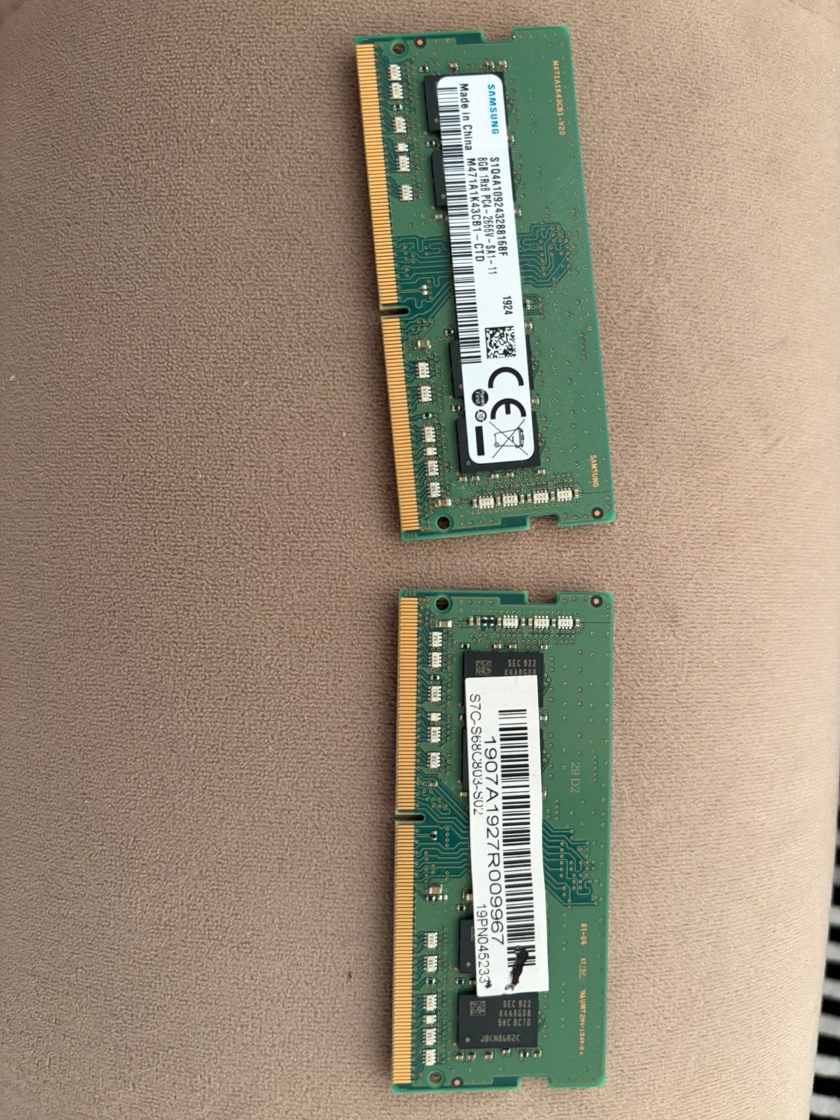 2x 8gb ddr4 laptop ram geheugen, Ophalen, Zo goed als nieuw, DDR4, Laptop