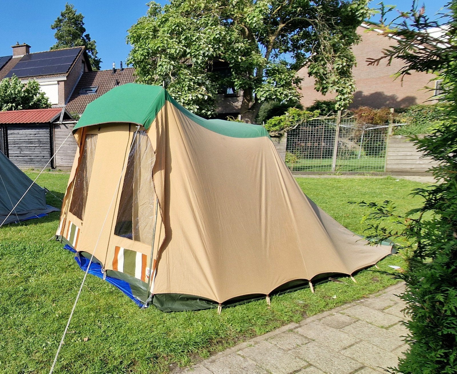 Katoenen tent 2 persoons, Ophalen, Zo goed als nieuw, Tot en met 2
