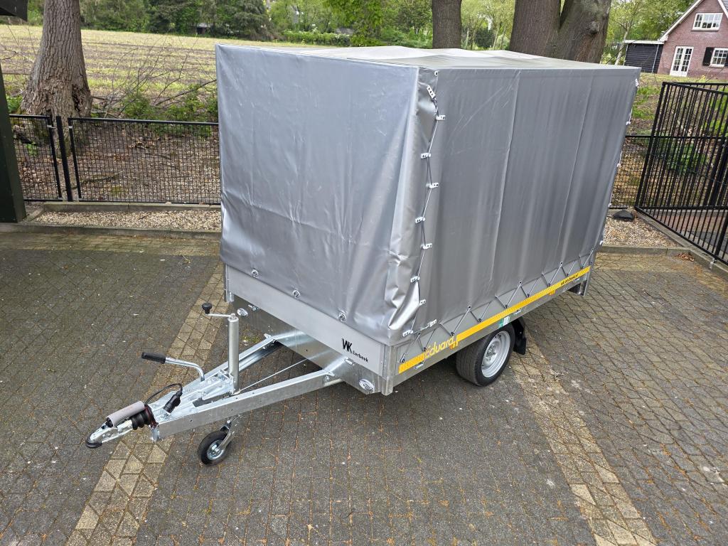 Plateauwagen + HUIF Eduard 256x150x160 | 1500 kg NIEUW, Auto diversen, Aanhangers en Bagagewagens, Nieuw