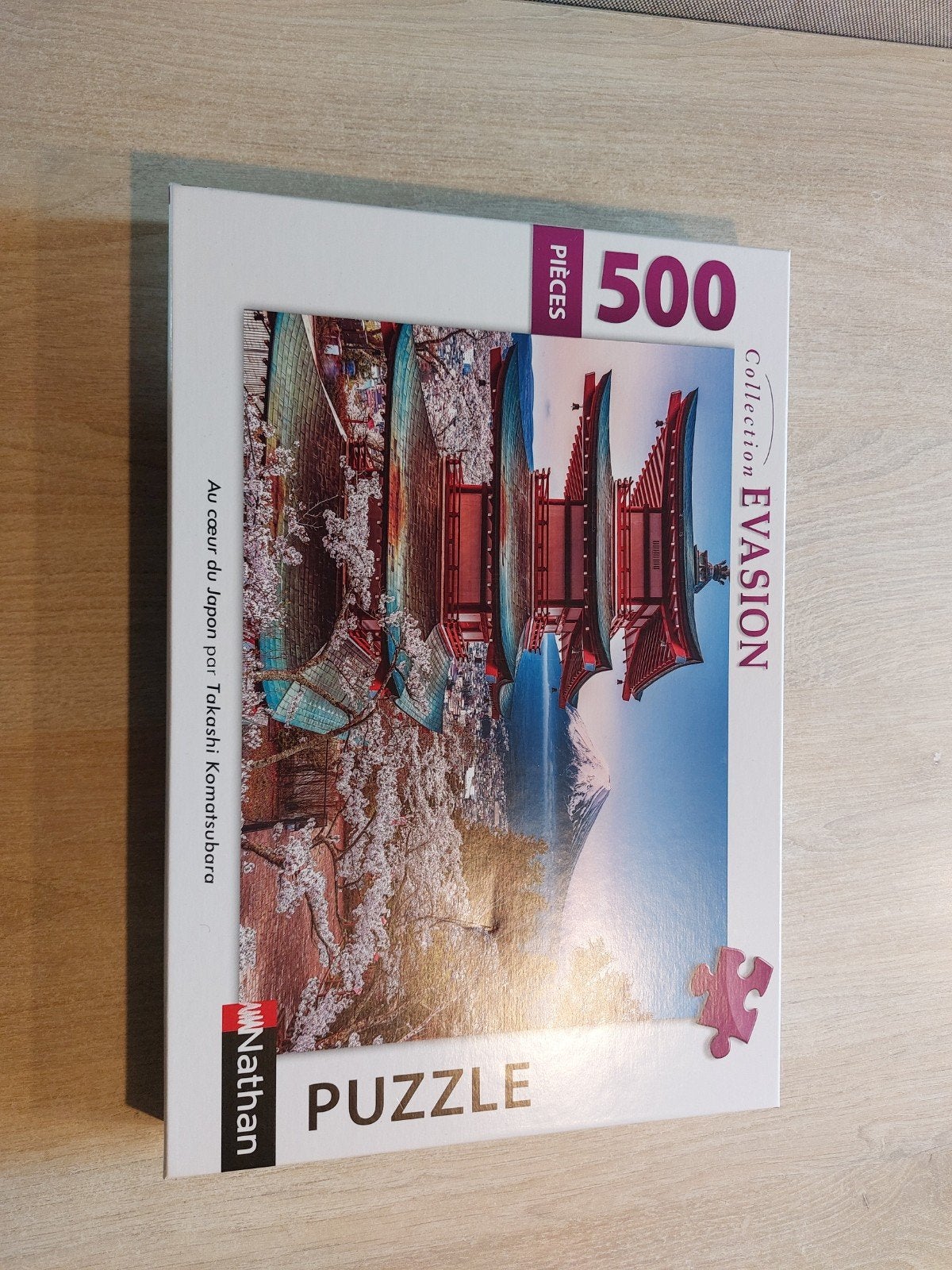 Legpuzzel van Japanse tempel, Ophalen of Verzenden, 500 t/m 1500 stukjes, Zo goed als nieuw, Legpuzzel