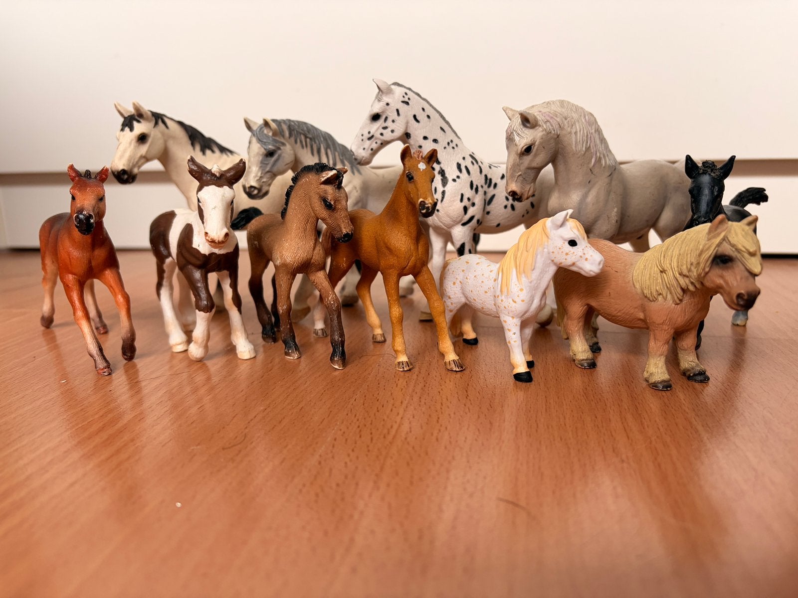 Oude en nieuwe Schleich paardjes, Ophalen of Verzenden, Zo goed als nieuw, Paard, Beeldje of Figuurtje