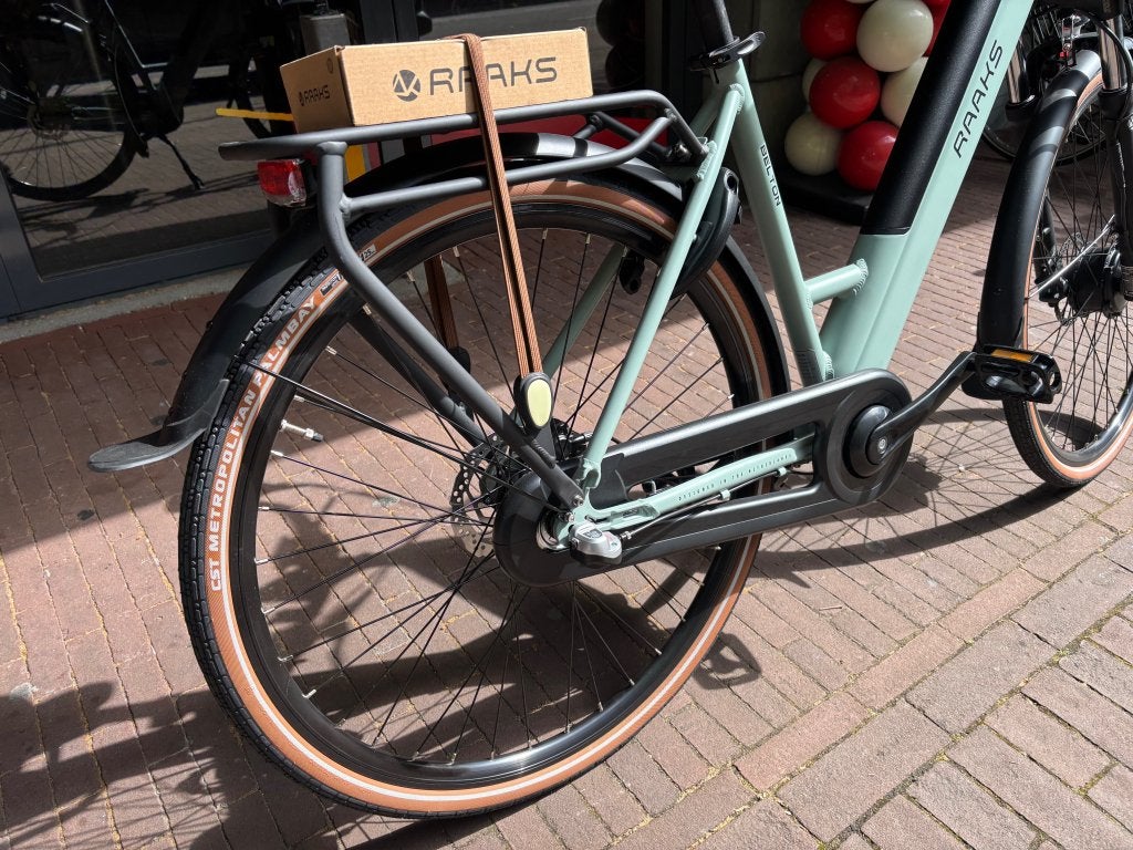 Fietshokje Raaks: Raaks Belton Mint Groen E-Bike Nieuw!!, Fietsen en Brommers, Niet ingevuld, Nieuw, 51 tot 55 cm, 50 km per accu of meer