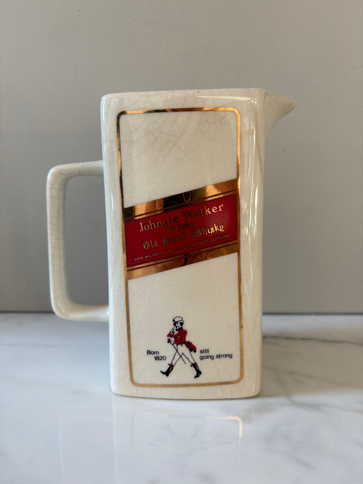 Vintage Johnnie Walker whisky (water)kan, Verzamelen, Merken en Reclamevoorwerpen, Ophalen of Verzenden, Zo goed als nieuw, Gebruiksvoorwerp