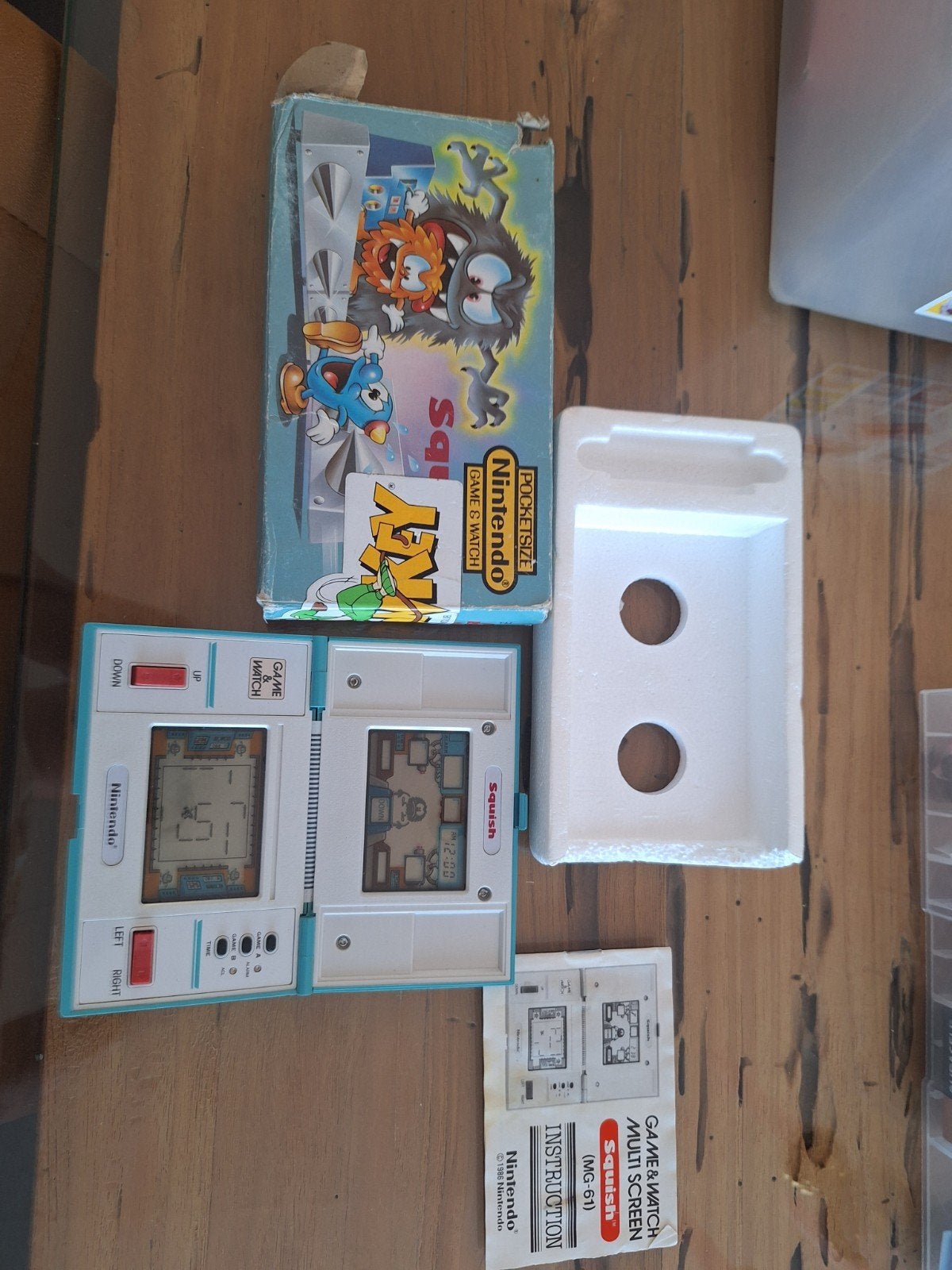Nintendo Game & Watch Multi Screen Squish MG-61, Ophalen of Verzenden, Gebruikt, Overige modellen