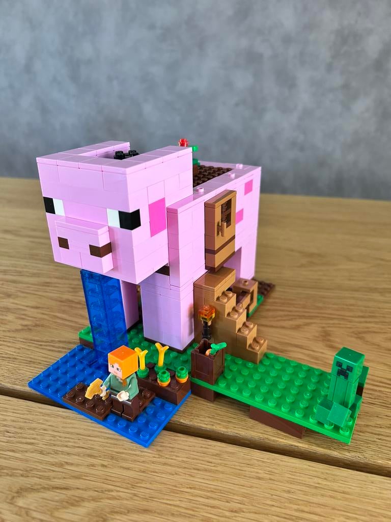 Lego Minecraft 21170 het varkenhuis, Kinderen en Baby's, Speelgoed | Duplo en Lego, Ophalen, Minecraft, Lego, Zo goed als nieuw