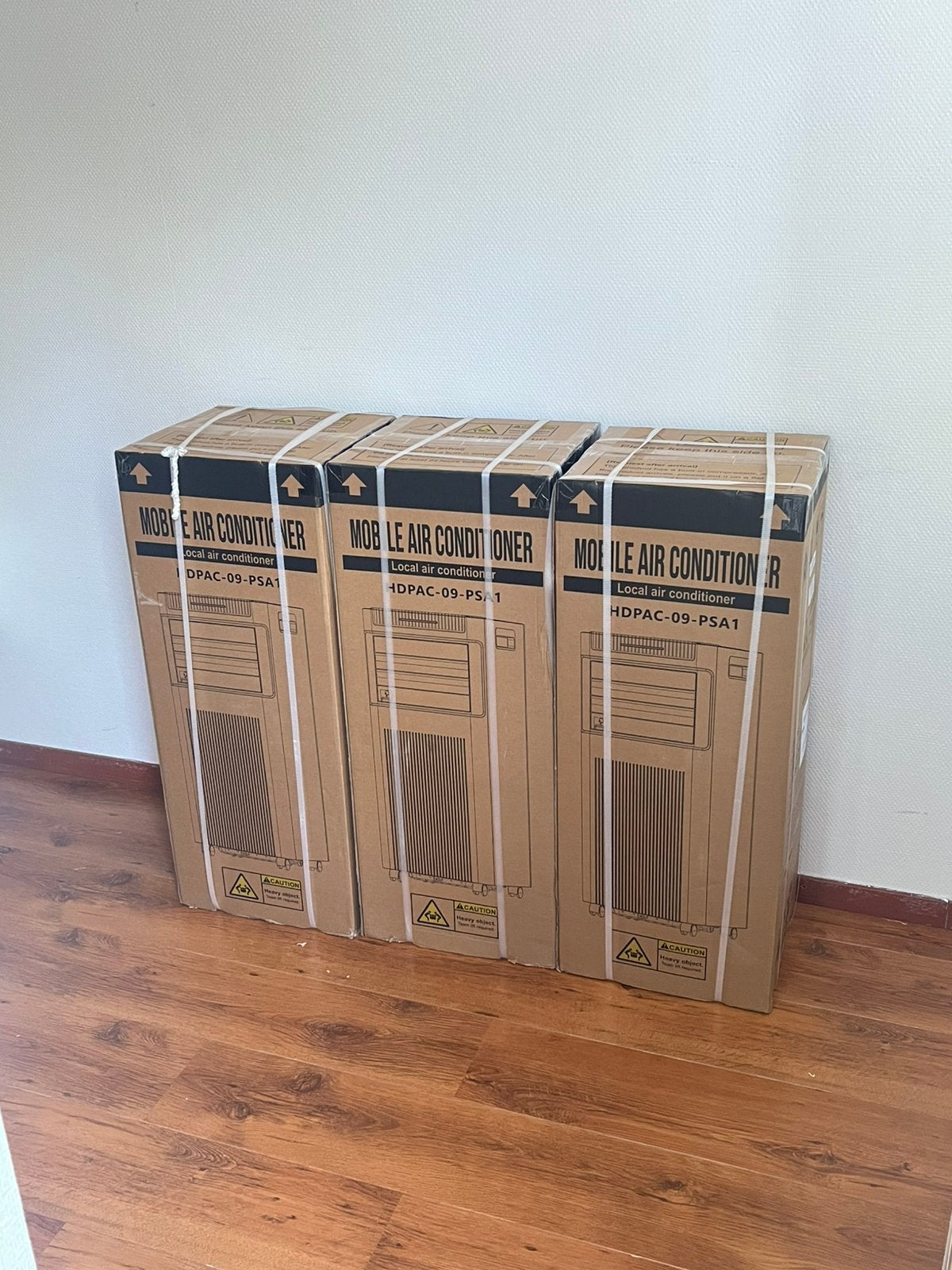 Partij Nieuwe Mobiele Airco 9000 BTU-Koelen en Ontvochtigen, Witgoed en Apparatuur, Airco's, Timer, Nieuw, 3 snelheden of meer