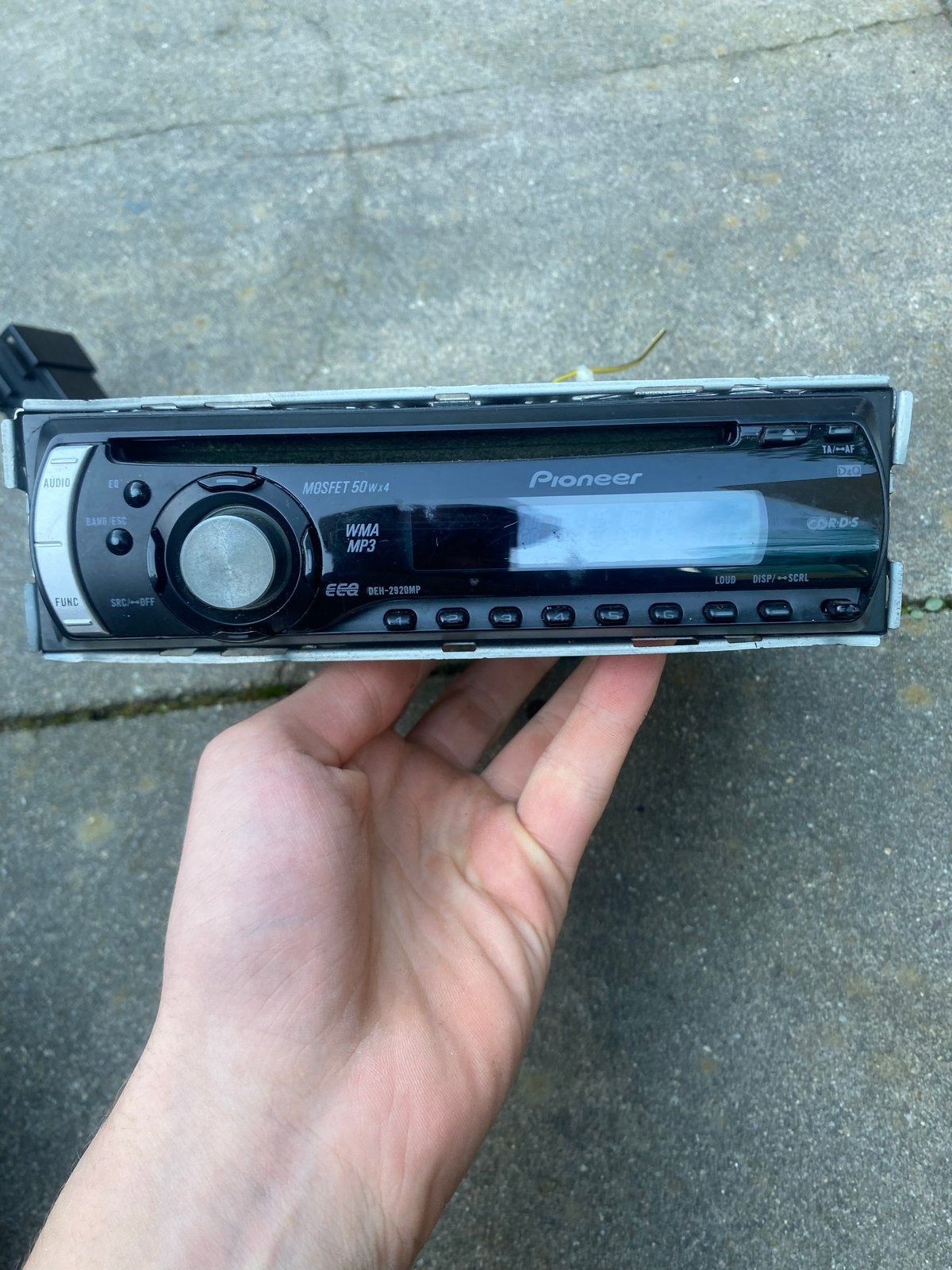 Pioneer Autoradio DEH-2020MP met CD/MP3-speler, Ophalen, Gebruikt