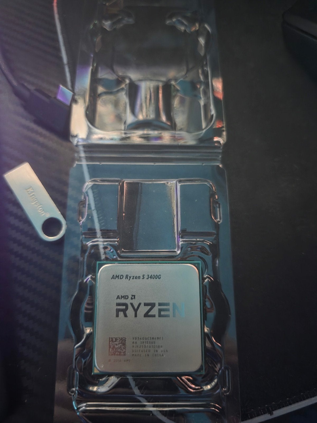 AMD Ryzen 5 3400G Processor - Zo goed als nieuw, 4-core, Ophalen of Verzenden, AMD Ryzen 5 3400G, 3 tot 4 Ghz