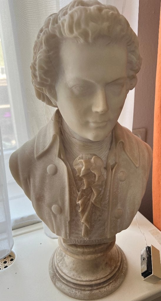 Mozart buste van Marmer, Ophalen, Gebruikt, Overige typen