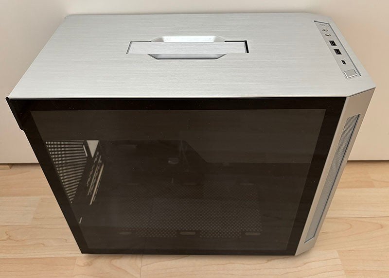 Lian Li TU-150 Zilveren Window pc behuizing, Computers en Software, Ophalen, Gebruikt