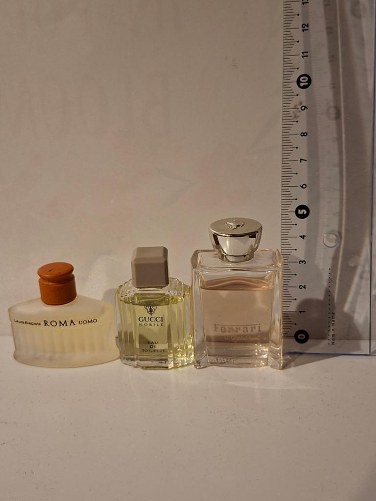 3 mini geuren heren voor de verzamelaar van miniaturen, Ophalen of Verzenden, Nieuw