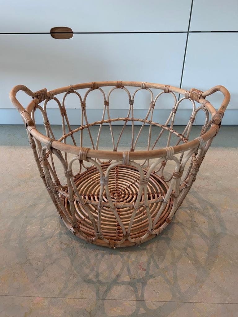 Rotan mand IKEA Snidad, Ophalen, Gebruikt, Mand, Rond