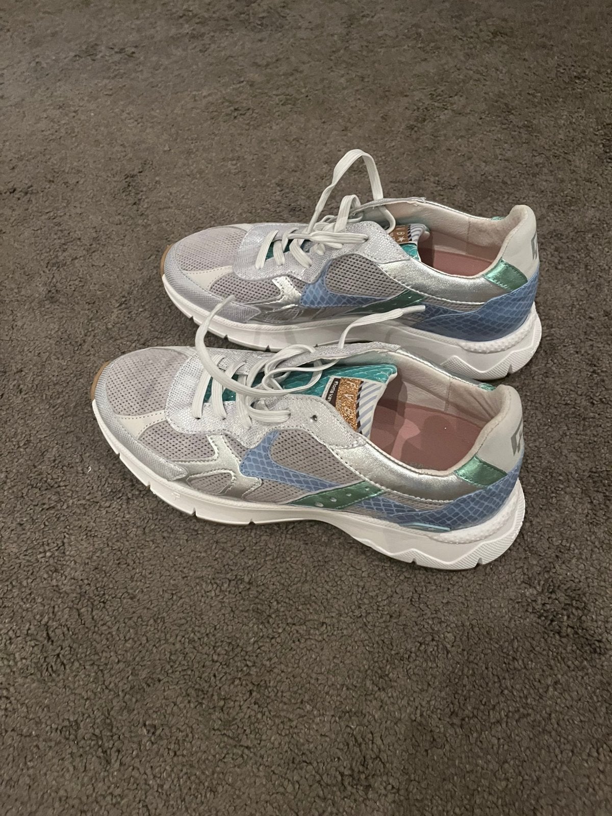Floris van Bommel damessneakers, Kleding | Dames, Schoenen, Nieuw, Sneakers of Gympen, Verzenden, Blauw