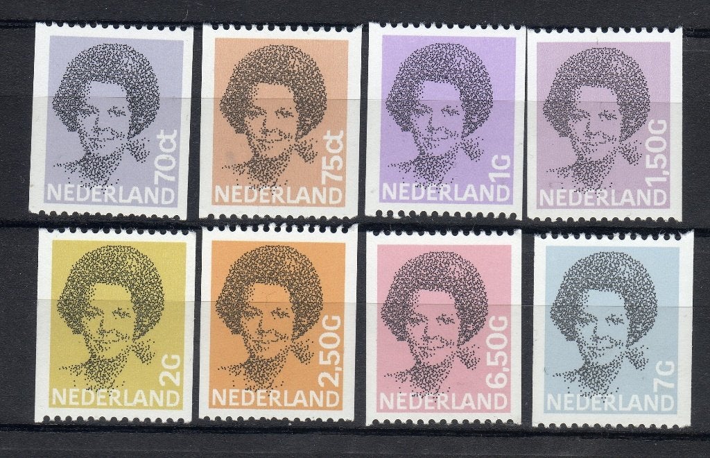 Nvph 1238a-1251a rolzegels koningin Beatrix postfris cw€24-, Ophalen of Verzenden, Na 1940, Postfris