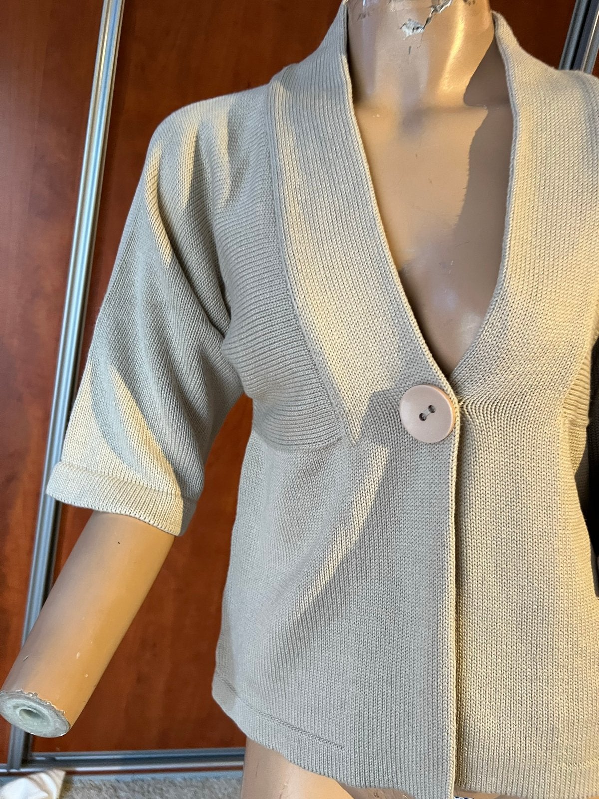 MONARI vest maat M origineel zgan, Maat 38/40 (M), Monari, Beige, Ophalen of Verzenden