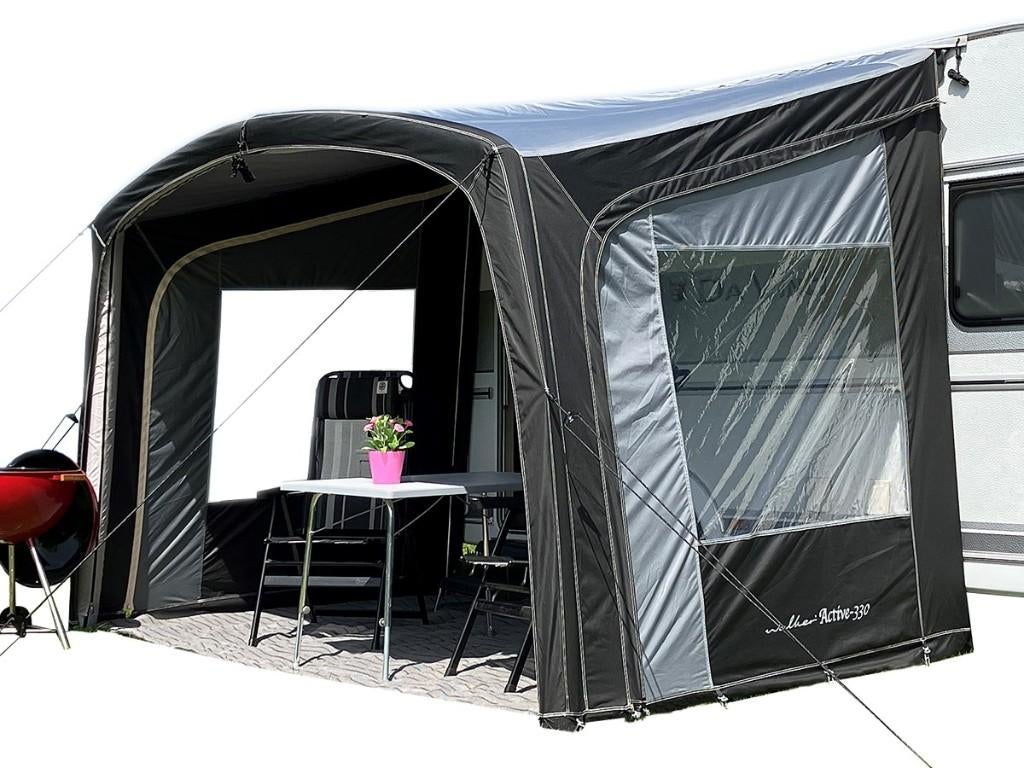 Walker active 400 opblaasbare luifel incl. zijpanelen, Ophalen, Zo goed als nieuw, Polyester, Walker Campingstyle