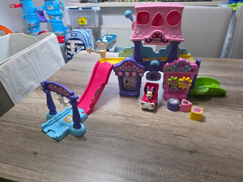 Leuke toet toet auto van VTech minniemouse ijssalon, Ophalen of Verzenden, Zo goed als nieuw