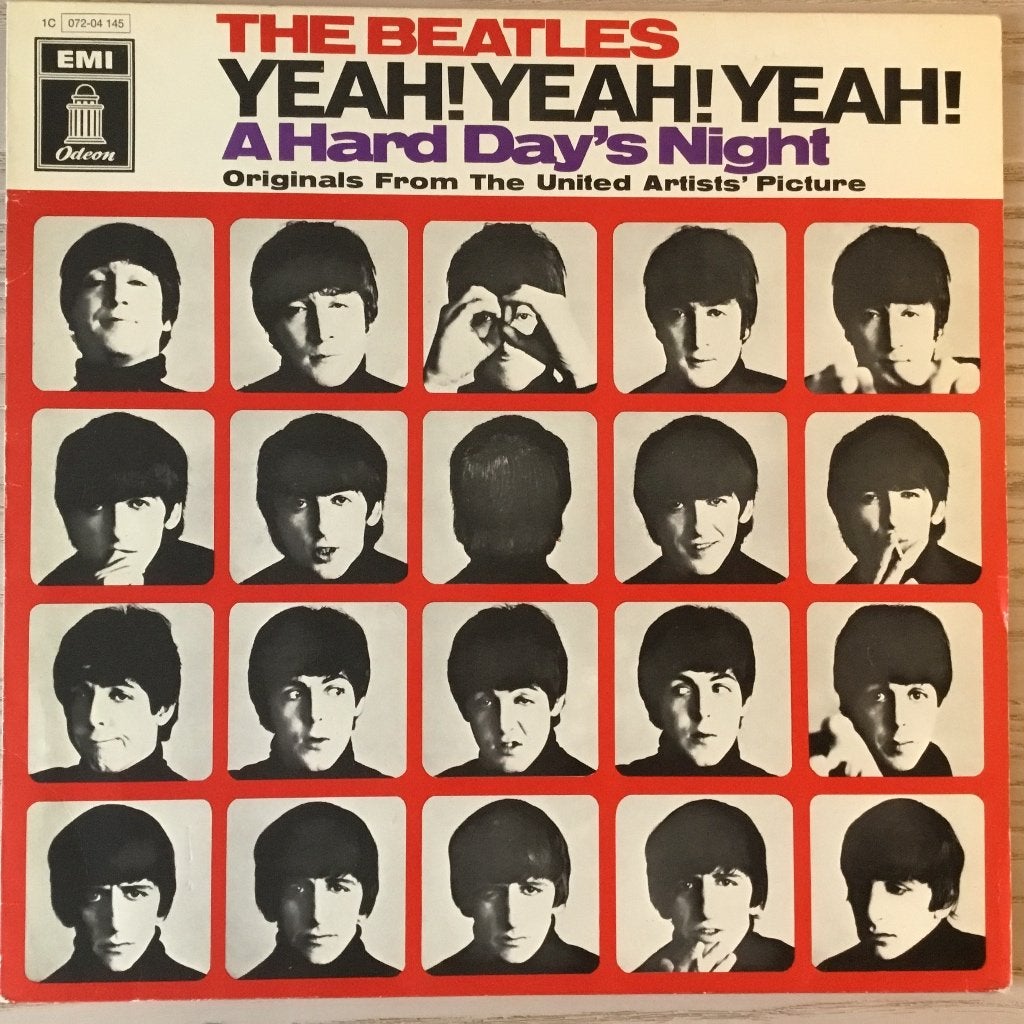 The Beatles/ Yeah YeahYeah ( A hard day’s night), LP, Rock, Gebruikt, Reissue