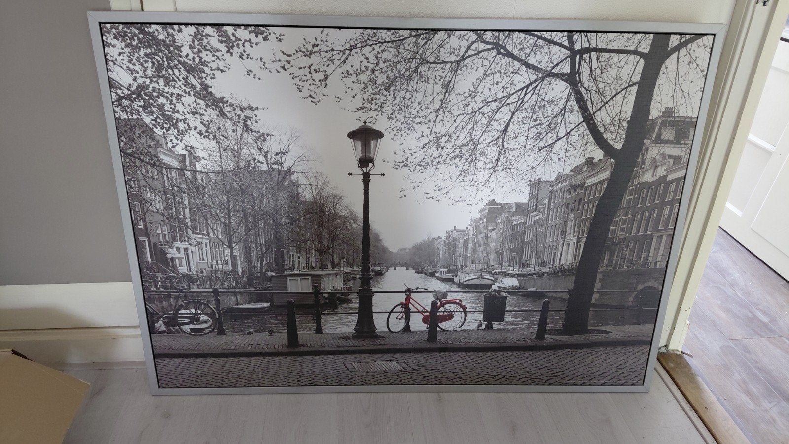 IKEA VILSHULT Wandposter ingelijst, 140x100 cm, Huis en Inrichting, Woonaccessoires | Schilderijen, Tekeningen en Foto's, Ophalen