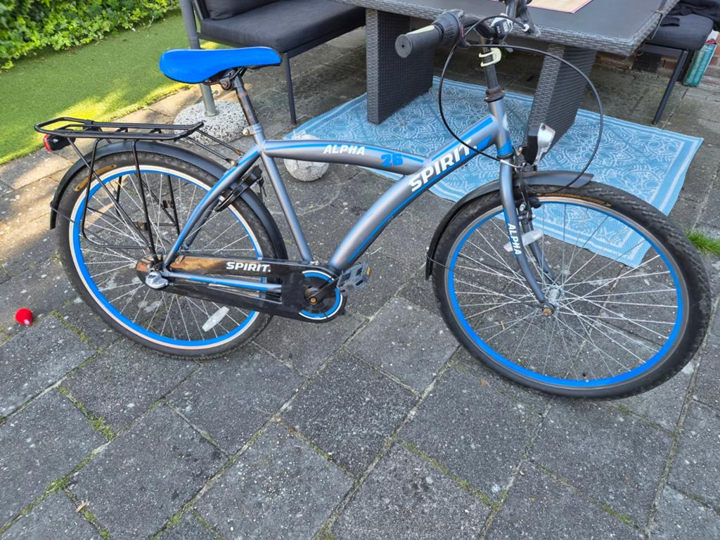 Spirit Alpha 28 inch kinderfiets met terugtraprem, Ophalen