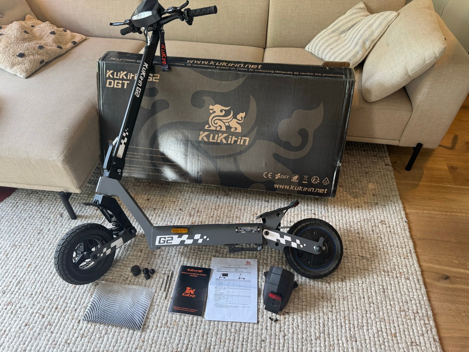 Kukirin G2 DGT 2026 TE RUIL ❗LEES BESCHRIJVING❗, Ophalen of Verzenden, Zo goed als nieuw, Elektrische step (E-scooter)
